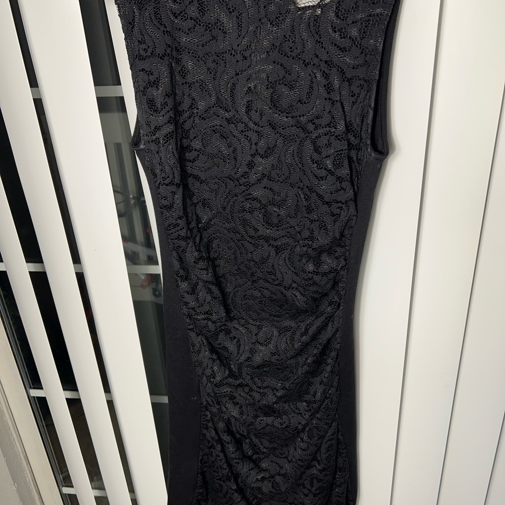 VELVET women’s Black‎ Lace mini Dress size S night party night - Picture 3 of 8